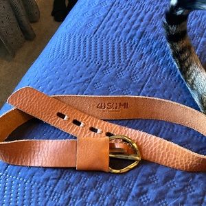Sumi leather belt